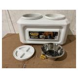 Gamma Elevated Storage Feeder Dog Bowl, 12 Cups