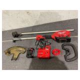Milwaukee M18 FUEL 18V Brushless Cordless 17 in. Dual Battery Straight Shaft String Trimmer