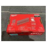 Milwaukee 8D 2-1/4 in. x .131 in. Collated 21-Degree Duplex Nails M18 FUEL Duplex Nailer (2000-Count)