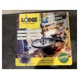 12 Inch / 6 Quart Cast Iron Camp Dutch Oven