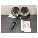 QIOMALA Portable Propane Heater, 30000 BTU Tent Heater For Camping, Outdoor Buddy Gas Heaters, Propane Double Tank Top Heater With 3 Settings