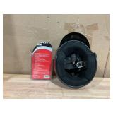 Raider Medium Adult Gloss Black Open Face Helmet with Goggles