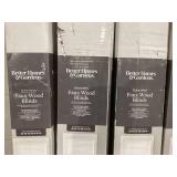 LOT OF 8 Better Homes & Gardens Faux Wood Blinds