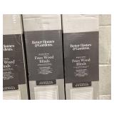 LOT OF 8 Better Homes & Gardens Faux Wood Blinds