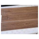 Lot of (37 Boxes) 877-sq.ft. LVP Waterproof Rigid Core Luxury Vinyl Click Plank Flooring with Pad 5mmx7.15