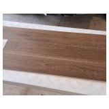 Lot of (65 Boxes) 1541-sq.ft. LVP Waterproof Rigid Core Luxury Vinyl Click Plank Flooring with Pad 5mmx7.15"x47.75" / 23.71-sq.ft. GEN4128RIG 10-count ( 650 total items ) (Amber)