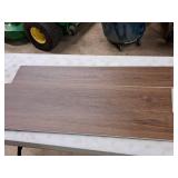 Lot of (50 Boxes) 1185-sq.ft. LVP Waterproof Rigid Core Luxury Vinyl Click Plank Flooring with Pad 5mmx7.15"x47.75" / 23.71-sq.ft. GEN4128RIG 10-count ( 500 total items ) (Amber)