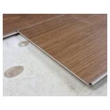 Lot of (50 Boxes) 1185-sq.ft. LVP Waterproof Rigid Core Luxury Vinyl Click Plank Flooring with Pad 5mmx7.15"x47.75" / 23.71-sq.ft. GEN4128RIG 10-count ( 500 total items ) (Amber)