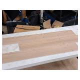 Lot of (50 Boxes) 1185-sq.ft. LVP Waterproof Rigid Core Luxury Vinyl Click Plank Flooring with Pad 5mmx7.15"x47.75" / 23.71-sq.ft. GEN4103RIG 10-count ( 500 total items ) (Blonde)