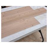 Lot of (50 Boxes) 1185-sq.ft. LVP Waterproof Rigid Core Luxury Vinyl Click Plank Flooring with Pad 5mmx7.15"x47.75" / 23.71-sq.ft. GEN4103RIG 10-count ( 500 total items ) (Blonde)