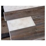 Lot of (25 Boxes) 592-sq.ft. LVP Waterproof Rigid Core Luxury Vinyl Click Plank Flooring with Pad 5mmx7.15"x47.75" / 23.71-sq.ft. GEN4105RIG 10-count ( 250 total items ) (Stout)