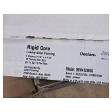 Lot of (50 Boxes) 1185-sq.ft. LVP Waterproof Rigid Core Luxury Vinyl Click Plank Flooring with Pad 5mmx7.15"x47.75" / 23.71-sq.ft. GEN4128RIG 10-count ( 500 total items ) (Amber)