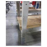 STEEL FRAME, HEIGHT ADJUSTABLE  WORK TABLES