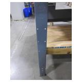 STEEL FRAME, ADJUSTABLE HEIGHT WORK TABLES