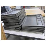 STEEL FRAME WORK TABLE WITH BONUS ITEMS