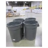CONTINENTAL 32 GALLON TRASH BINS