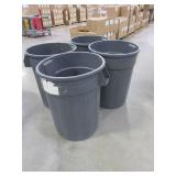 CONTINENTAL 32 GALLON TRASH BINS