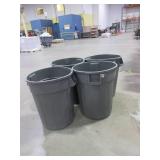 CONTINENTAL 32 GALLON TRASH BINS