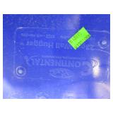 CONTINENTAL, 23 GALLON, WALL HUGGER RECYCLE BINS WITH LIDS
