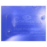 CONTINENTAL, 23 GALLON, WALL HUGGER RECYCLE BINS WITH  LIDS