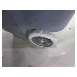 RUBBERMAID, 50 GALLON WHEELED TRASH BINS