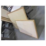 QUARTET, WOOD FRAME, WALL MOUNT CORK BOARDS