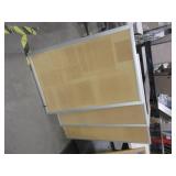 METAL FRAMED, WALL MOUNT CORK BOARDS