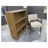 BOOKCASE AND CHAIR