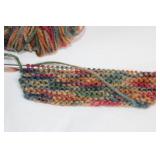 Lot of 2 Red Heart Super Saver Multicolor Worsted Yarn