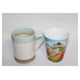 Collection of 11 Assorted Ceramic Coffee Mugs with Various Designs