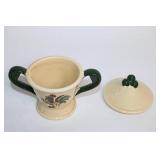 Vintage Metlox Poppytrail Rooster Sugar Bowl with Lid