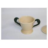 Vintage Metlox Poppytrail Rooster Sugar Bowl with Lid