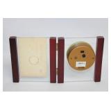 Howard Miller Desk Clock with Picture Frame