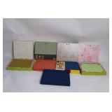 Lot of 9 Decorative Blank Wooden Plaques - Various Designs