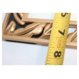 Decorative Gold-Toned Floral Picture Frame