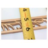 Decorative Gold-Toned Floral Picture Frame