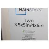 Set of 4 Mainstays Picture Frames 3.5x5in/4x6in