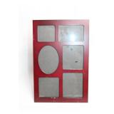 Mahogany Wood Multi-Photo Collage Frame