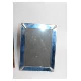 Set of 2 Vintage Photo Frames - Wooden and Metal Borders