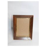 Set of 2 Vintage Photo Frames - Wooden and Metal Borders
