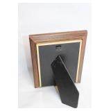 Set of 2 Vintage Photo Frames - Wooden and Metal Borders