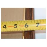 Set of 2 Vintage Photo Frames - Wooden and Metal Borders