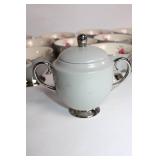 Flintridge China 29-Piece Vintage Rose Dinnerware Set