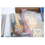 Arts and Crafts Supplies Set with Canvas, Chalks, and Stampability Kit