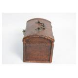 Decorative Vintage Style Fleur-de-Lis Wooden Storage Chest