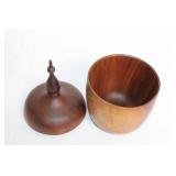 Handcrafted Wooden Lidded Jar by Steve Biner