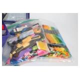 Comprehensive Craft Punch and Embroidery Floss Collection