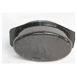 Speckled Enamel Roaster with Lid - 15 Inches