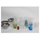Collection of Assorted Glassware and Vases