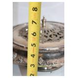 Vintage Silver-Plated Covered Serving Dish with Lid